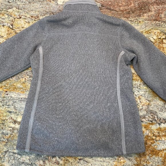 The North Face Banderitas Full Zip Grey Jacket - EUC - Girl's Medium (10/12) - Picture 3 of 6